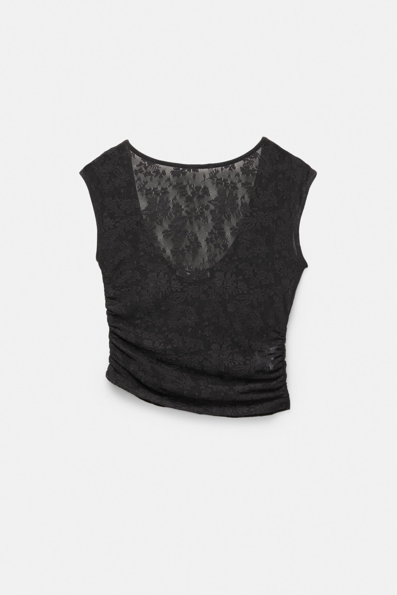 Rustic floral top Product Image