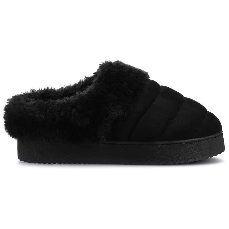 Journee Blair Womens Quilted Cushioned Clog Slippers Product Image