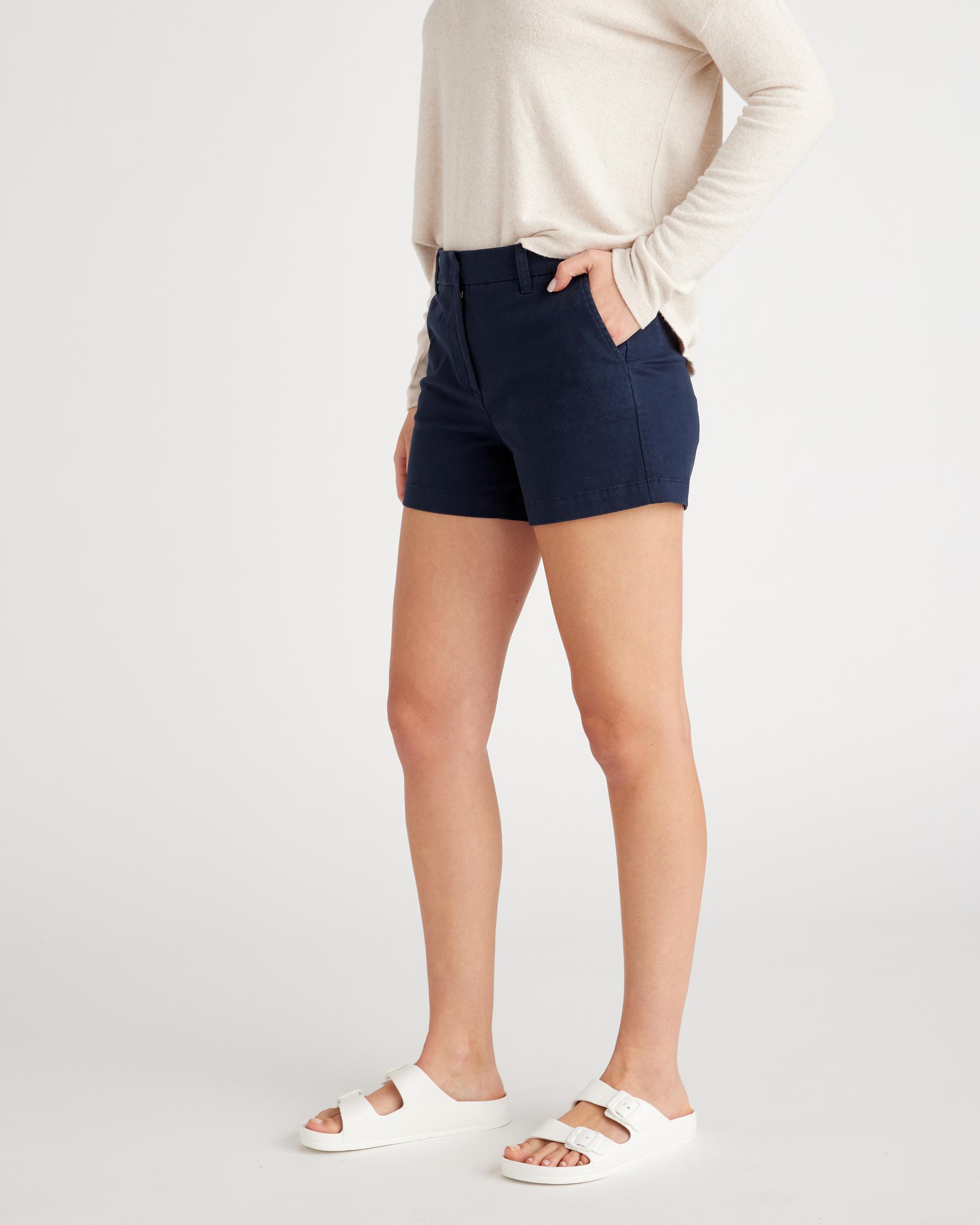 Quince | Women's Stretch Cotton Chino Shorts Size 32, Organic Cotton Product Image