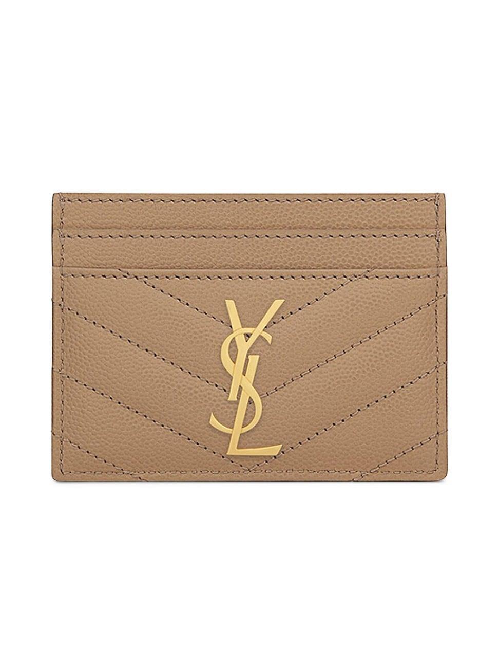 Saint Laurent Cassandre Matelasse Card Case Product Image