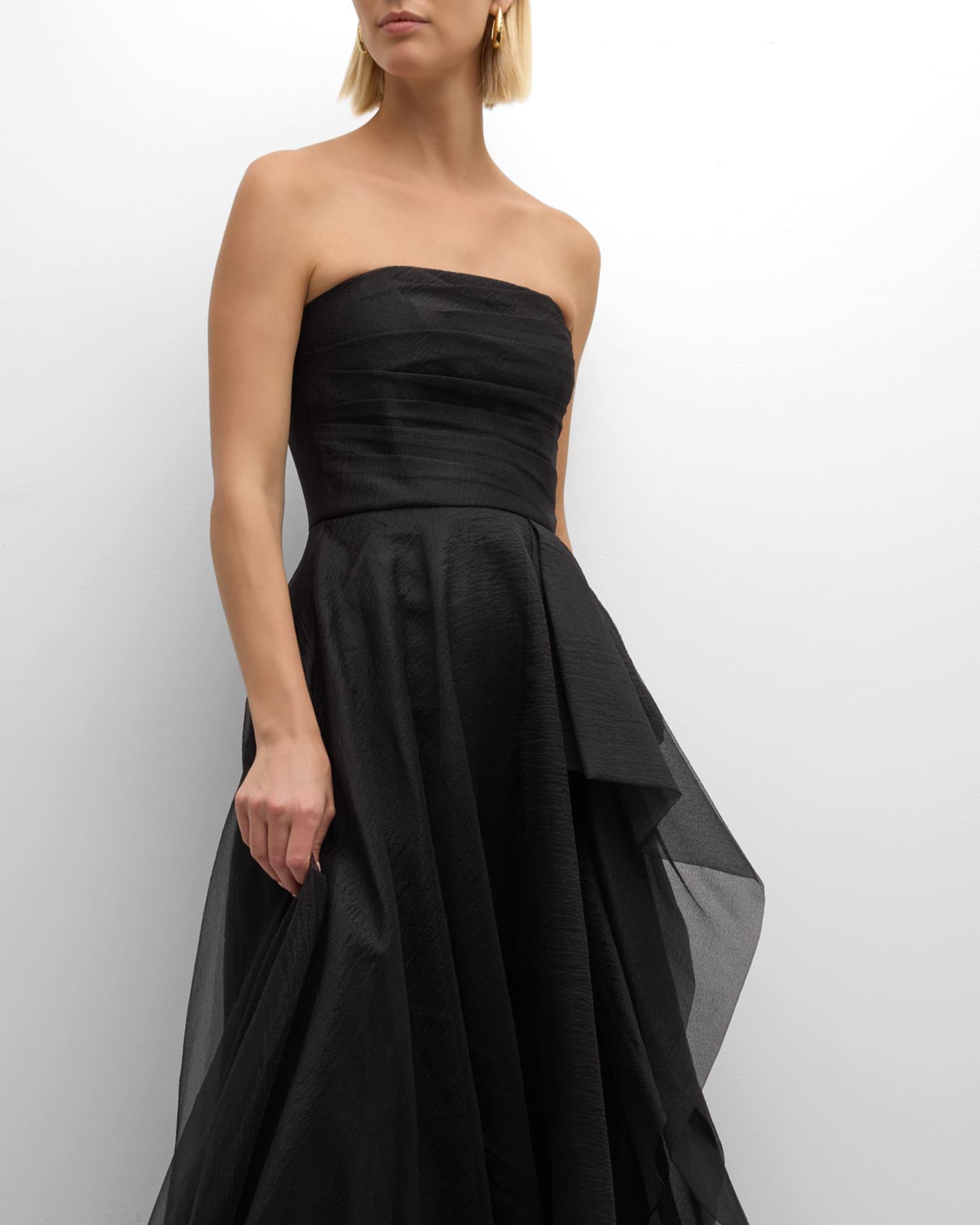 Teresa Draped Strapless Gown Product Image