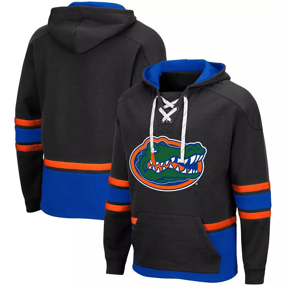 Men's Colosseum Black Florida Gators Lace Up 3.0 Pullover Hoodie, Size: XL Product Image