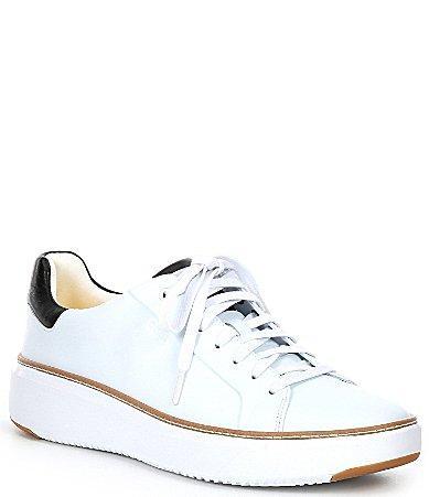 Cole Haan Mens GrandPr Topspin Leather Sneakers Product Image