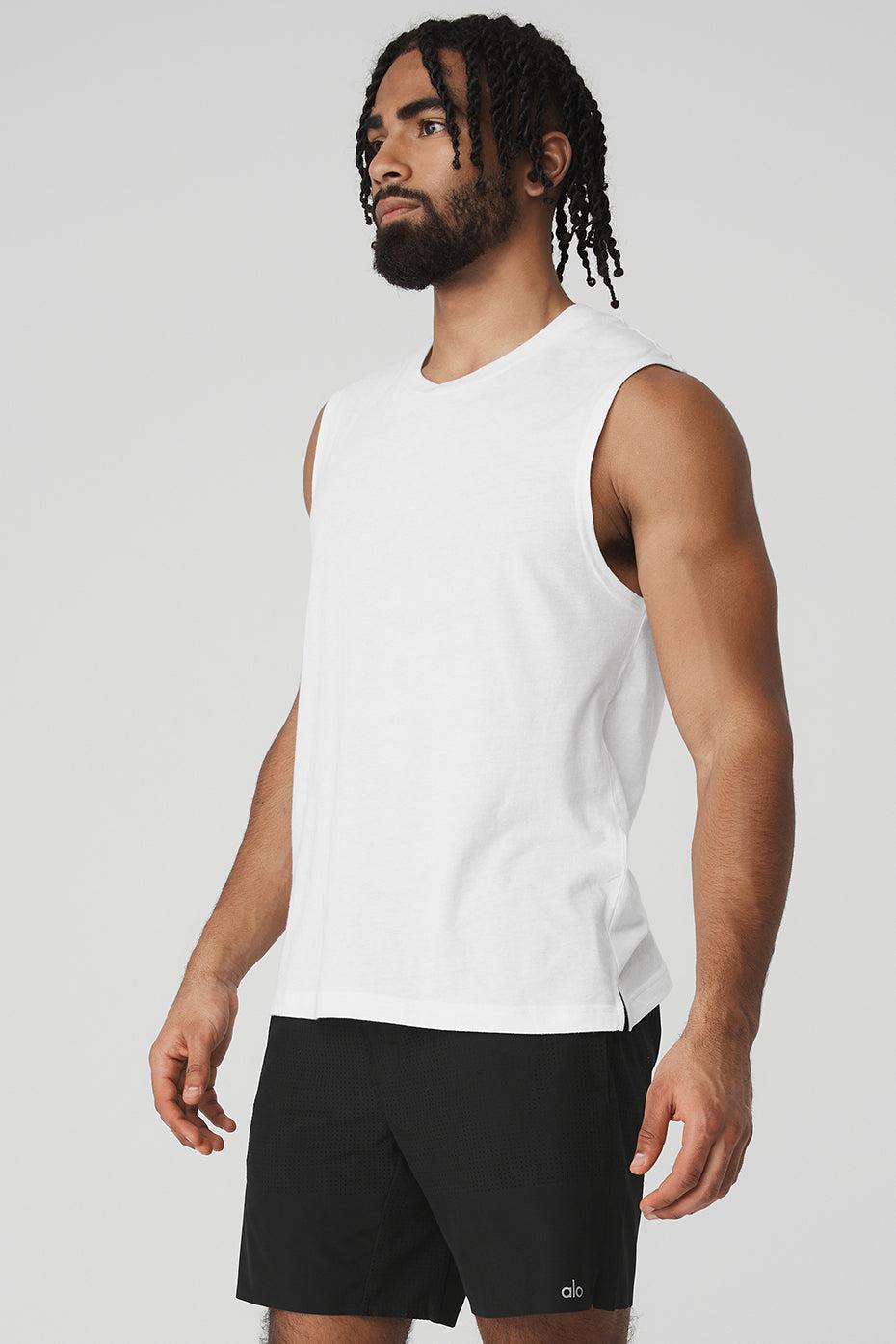 The Triumph Muscle Tank - White Product Image