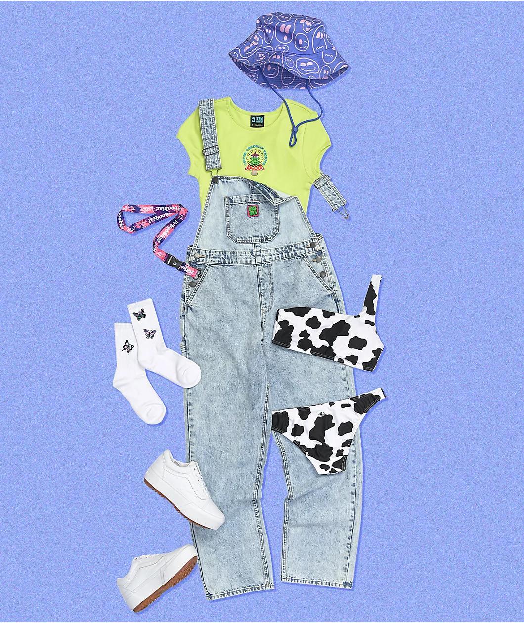 A.LAB Butterfly White Crew Socks Product Image