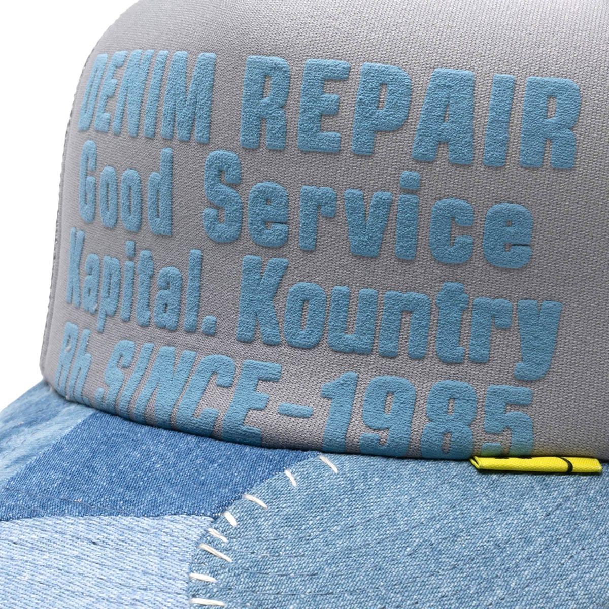 DENIM REPAIR SERVICE DENIM-RECONSTRUCT TRUCKER CAP Male Product Image