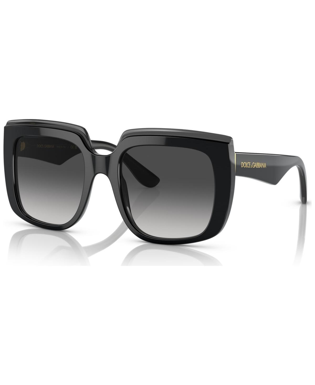 Dolce  Gabbana Womens DG4414 54mm Square Leopard Detailed Sunglasses Product Image