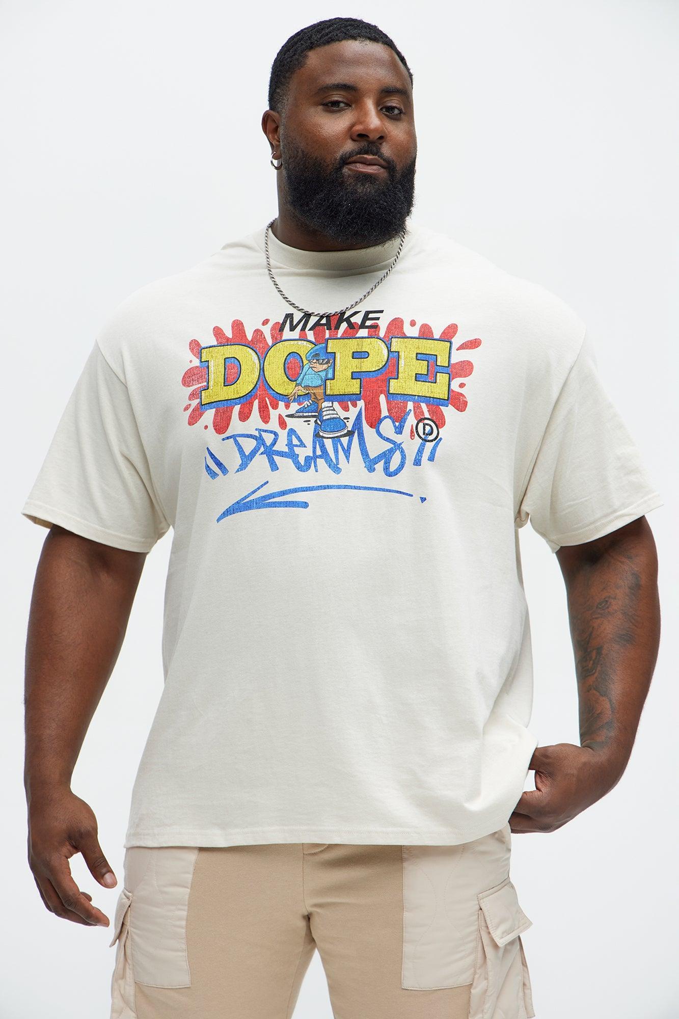 Make Dope Dreams Short Sleeve Tee - Off White Product Image