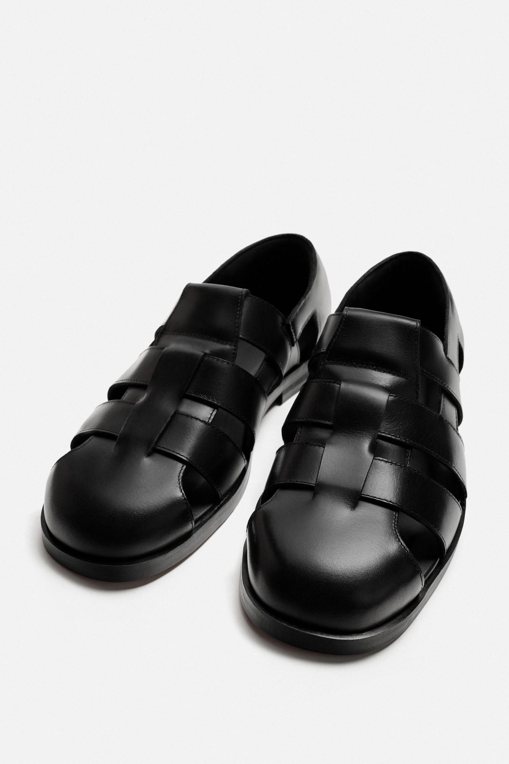 LIMITED EDITION LEATHER FISHERMAN SANDALS Product Image