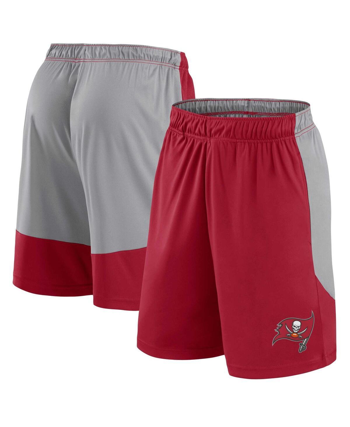 Men's Fanatics Red Tampa Bay Buccaneers Big & Tall Team Logo Shorts, Size: 4XB Product Image