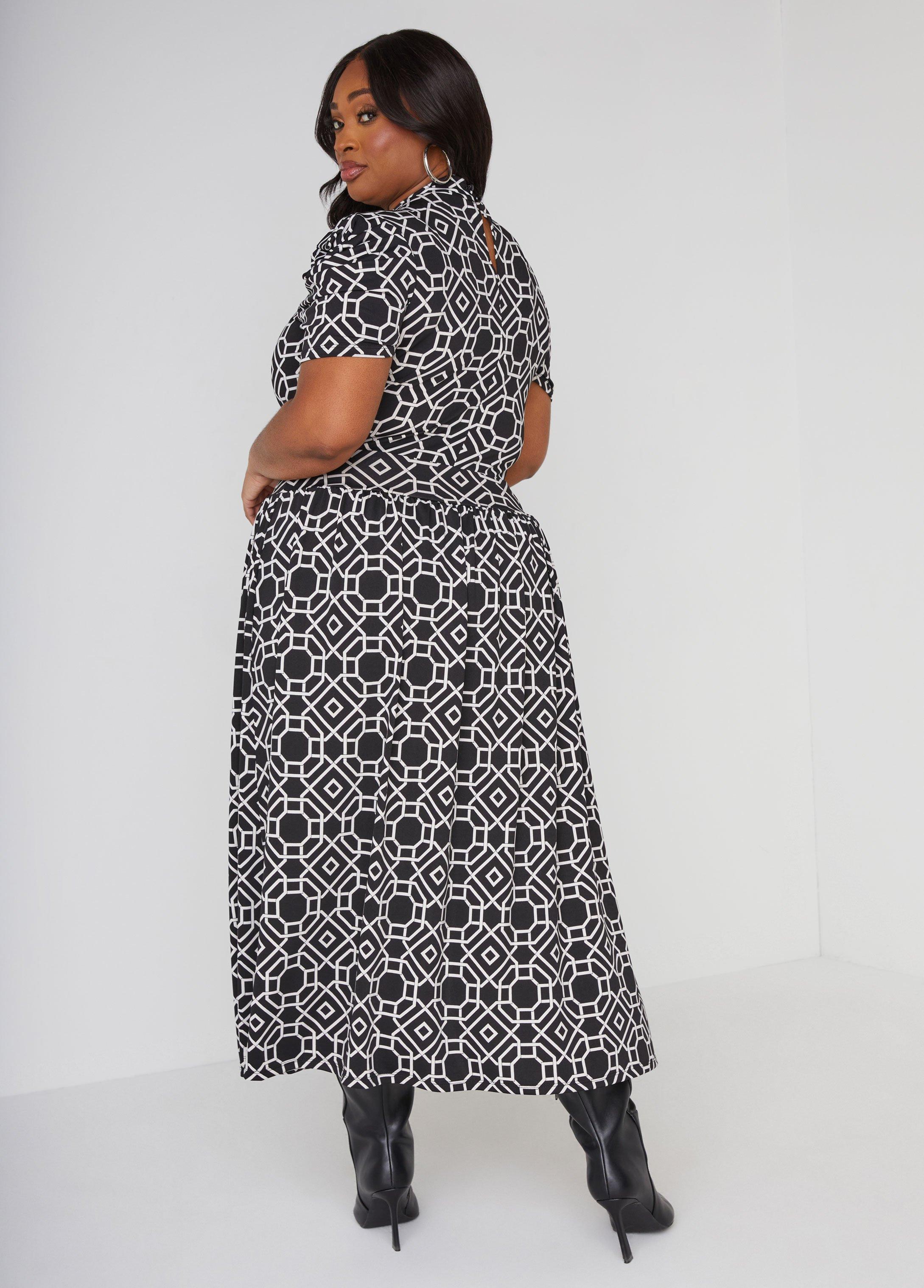 Printed Split Front Duster Product Image