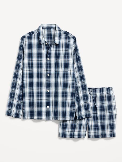 Poplin Pajama Short Set Product Image