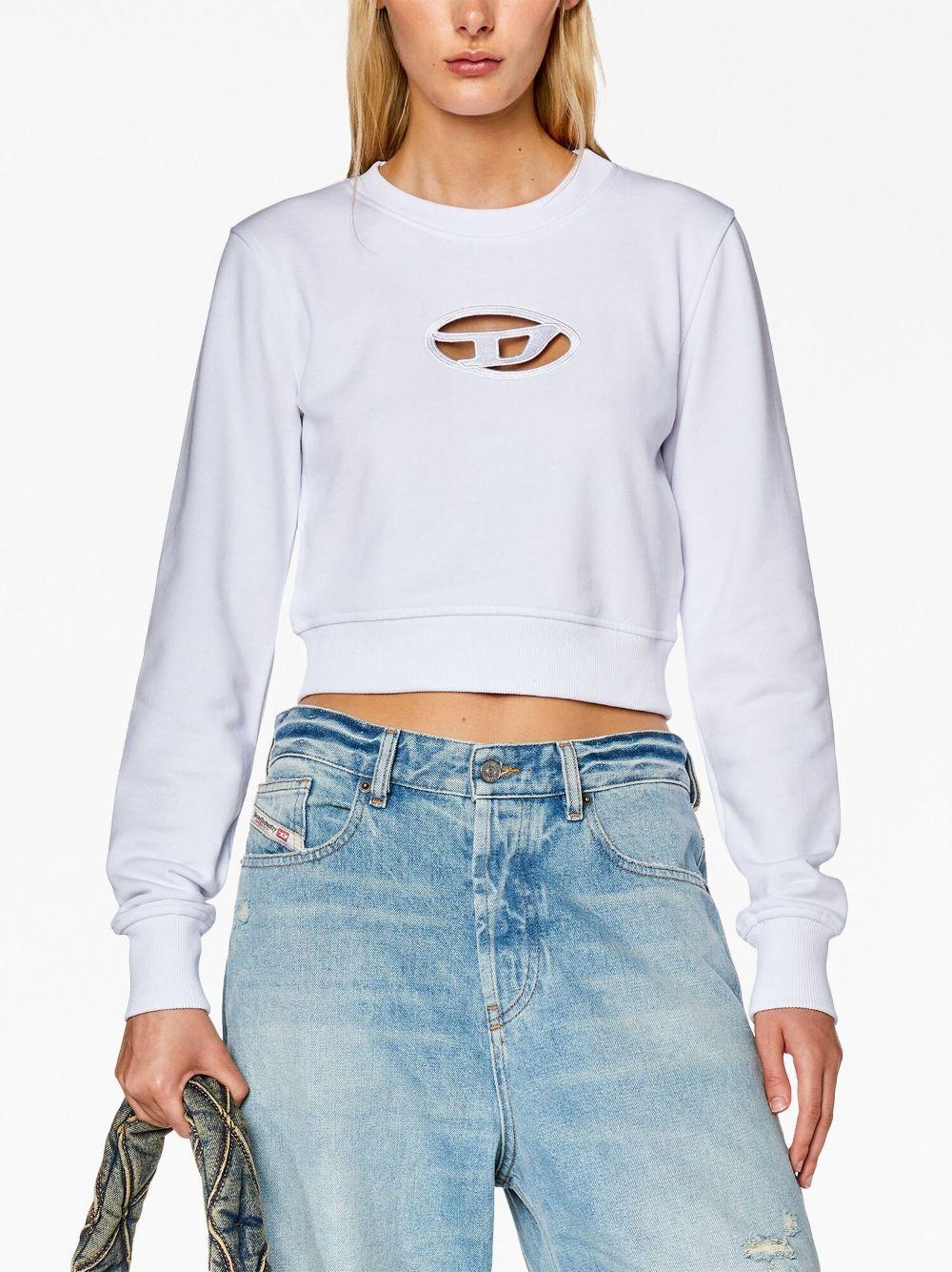 F-Slimmy-Od cropped sweatshirt Product Image