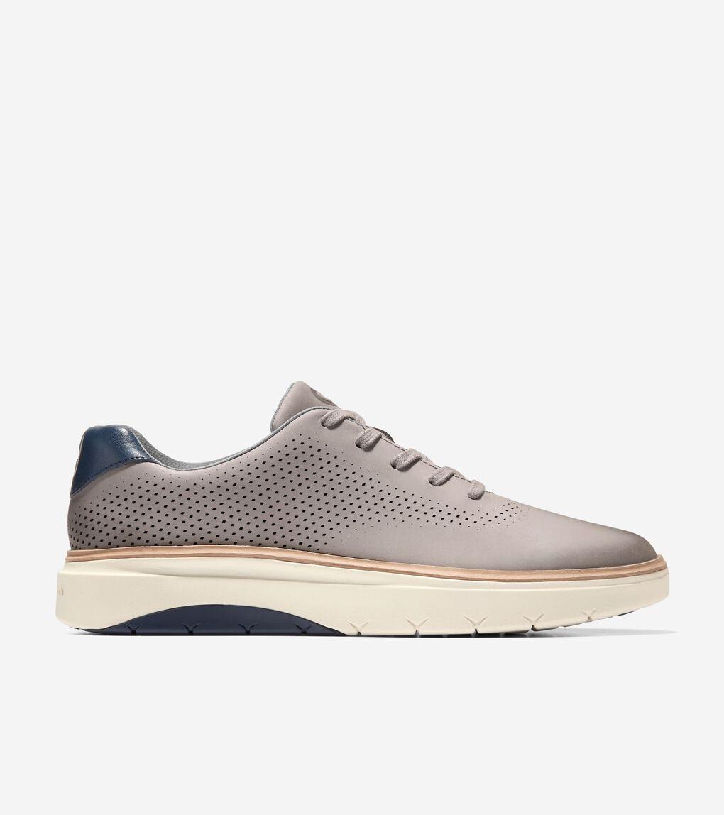 Cole Haan Mens GrandPr FLOWERFAM Laser Nubuck Lace Up Sneakers Product Image
