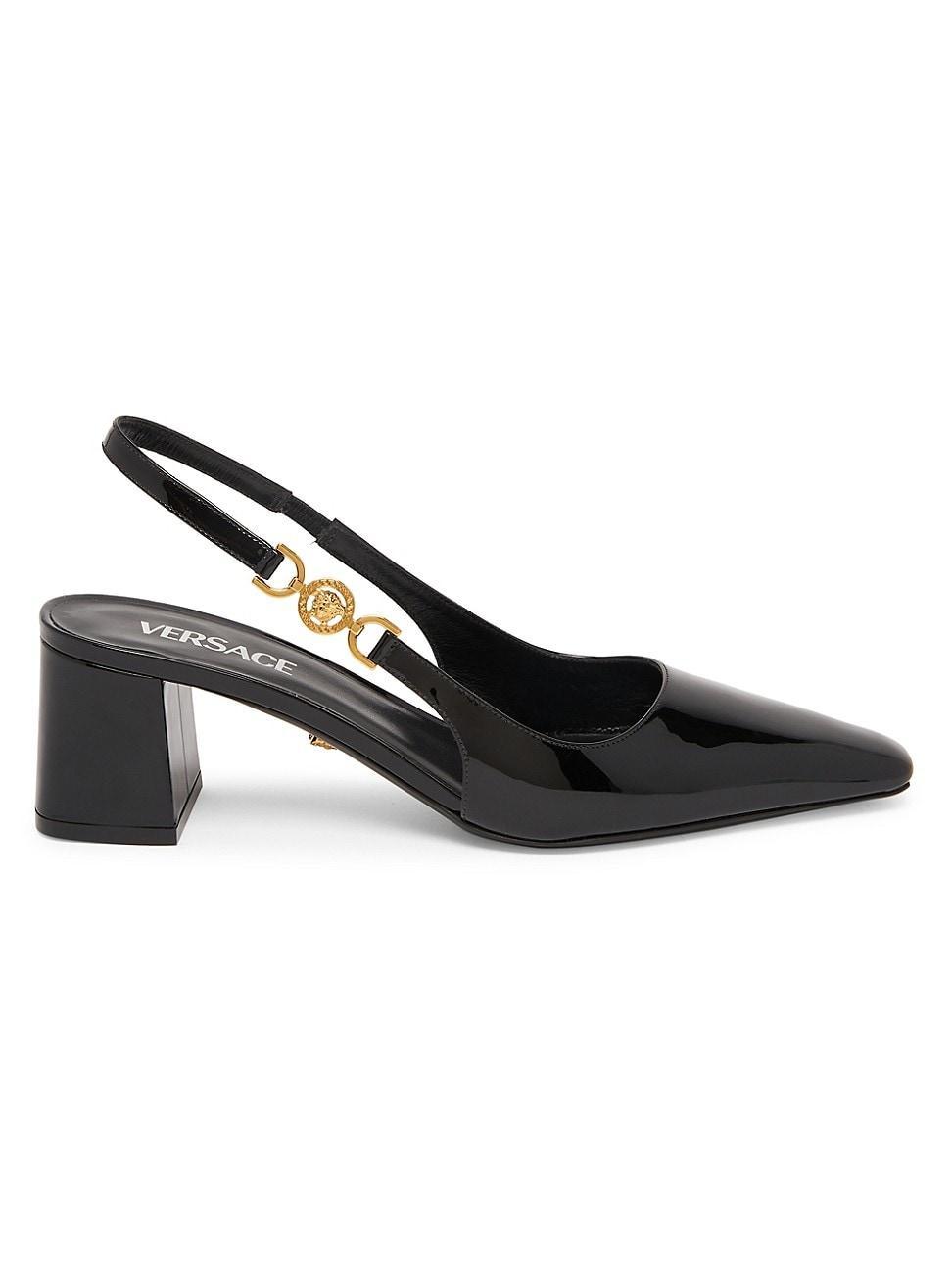 Medusa Patent Slingback Pumps Product Image