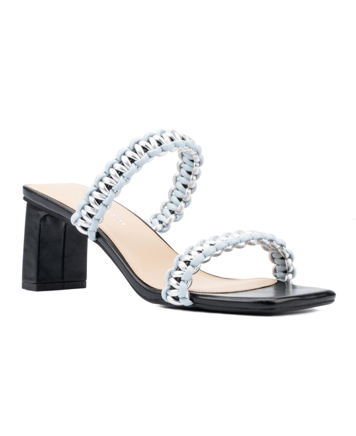 Fashion to Figure Jess Womens Wide Width Heeled Sandals Product Image