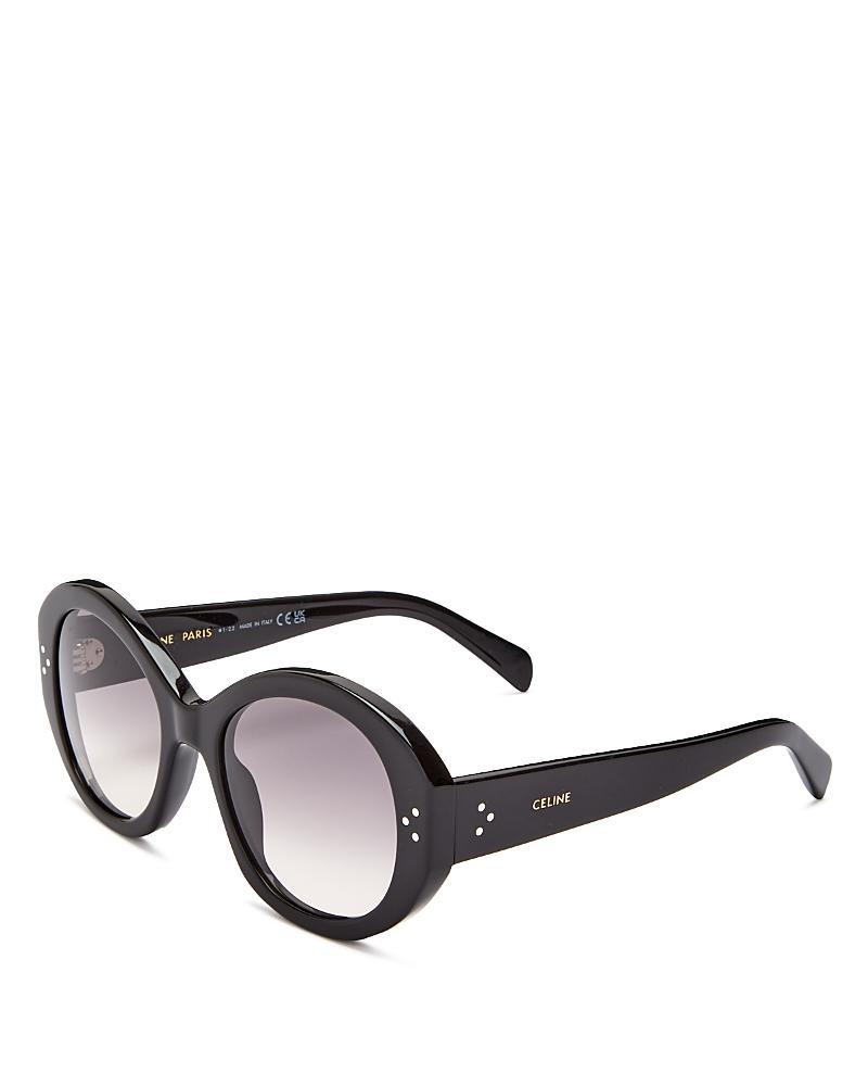 Womens 53MM Crystal-Embellished Round Sunglasses Product Image