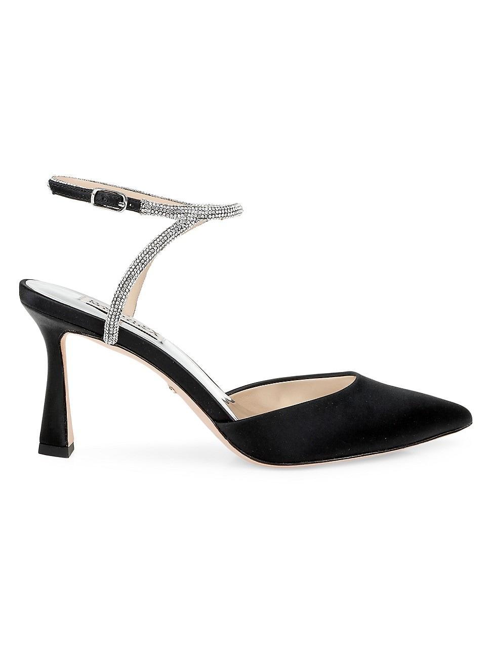 Badgley Mischka Womens Kamilah Pointed Ankle Strap High Heel Sandals Product Image