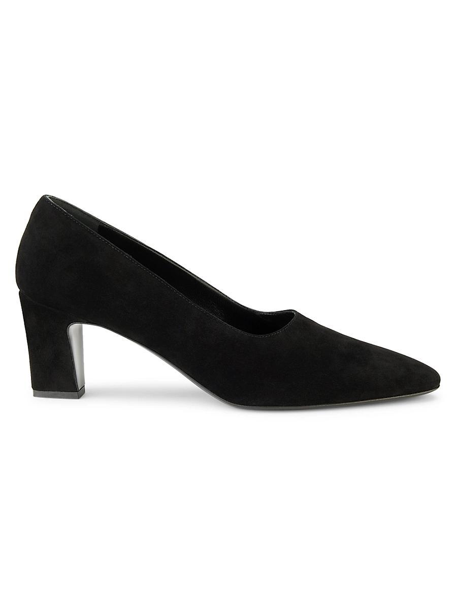 Womens 50MM Crocodile-Embossed Patent Leather Pumps Product Image