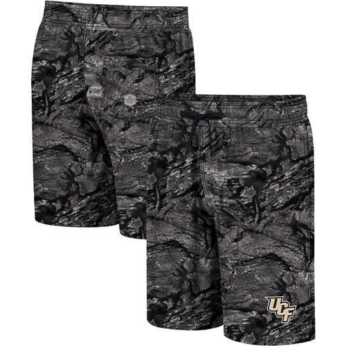Men's Colosseum Charcoal Kansas State Wildcats Realtree Aspect Ohana Swim Shorts, Size: Medium Product Image