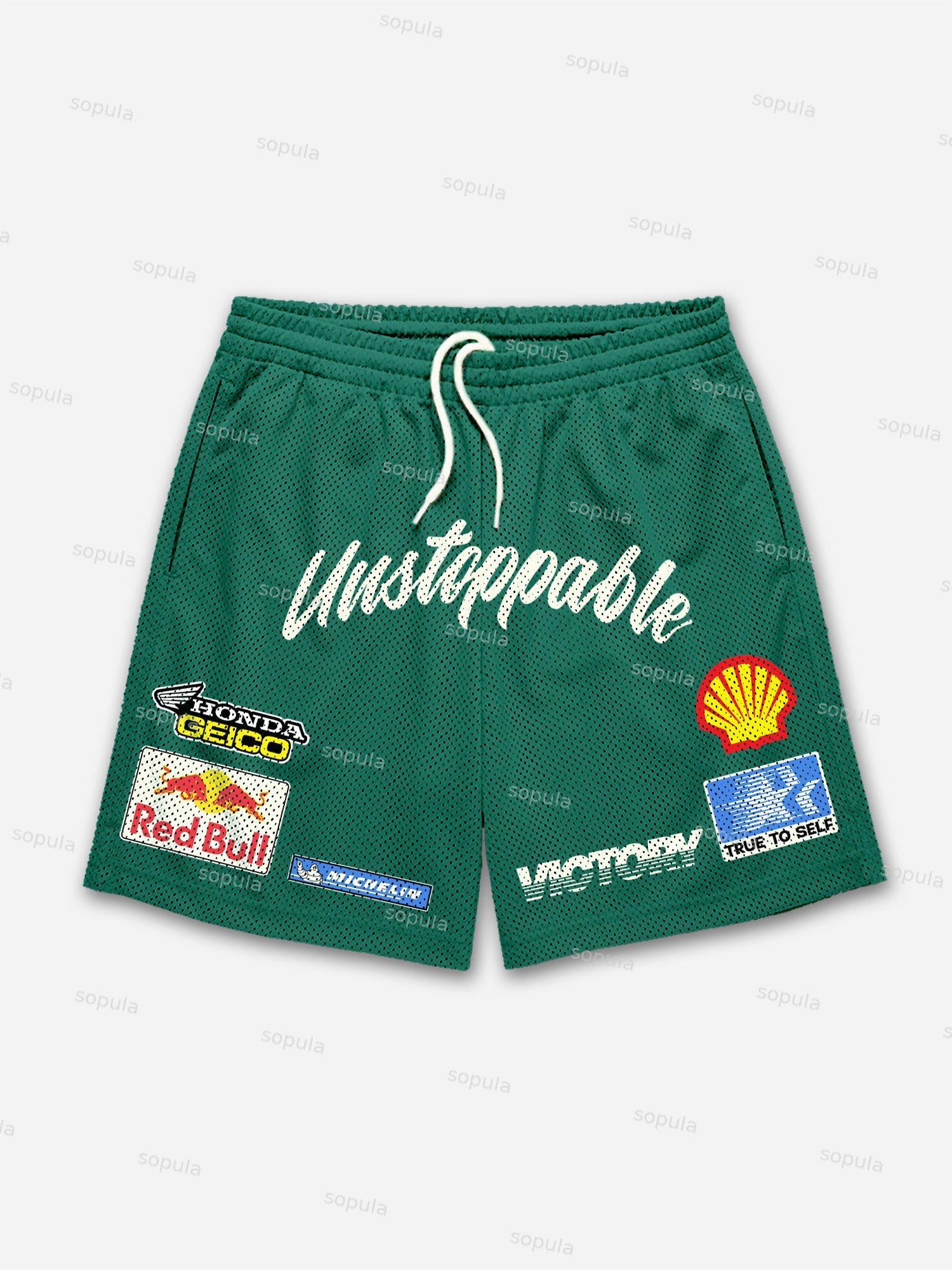 Unstoppable Street Trend Racing Mesh Shorts Product Image