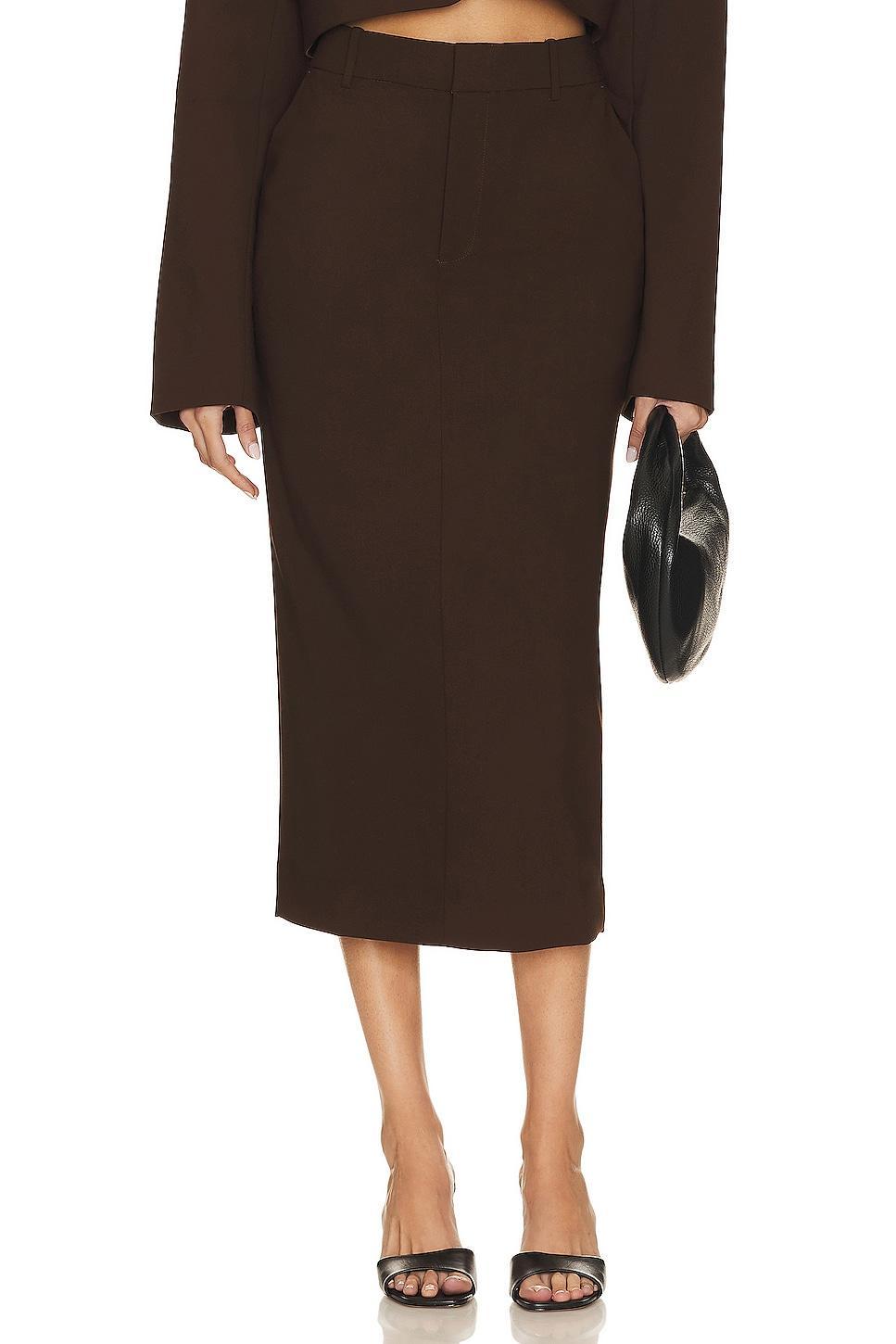 The Trouser Midi Skirt GRLFRND Product Image