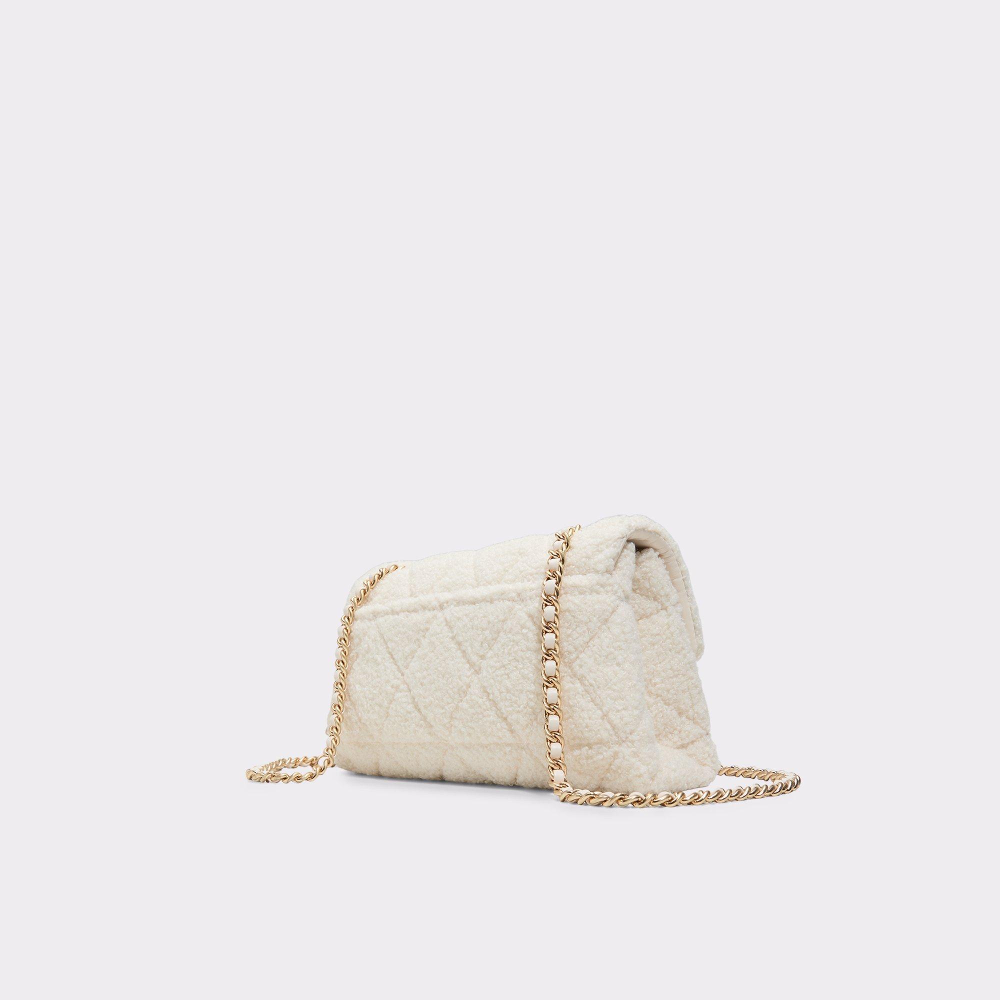 ALDO Softshearlingx - Women's Crossbody Handbag - Beige Product Image