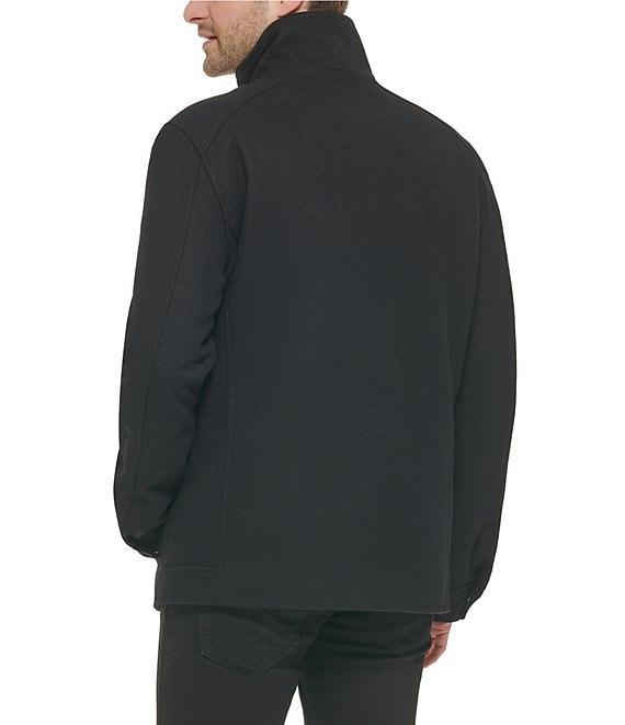 Cole Haan Long Sleeve Multi-Pocket Field Wool Blend Coat Product Image