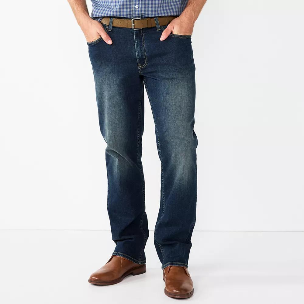 Men's Sonoma Goods For Life® Relaxed-Fit Everyday Jean, Size: 34X34, Dark Blue Product Image