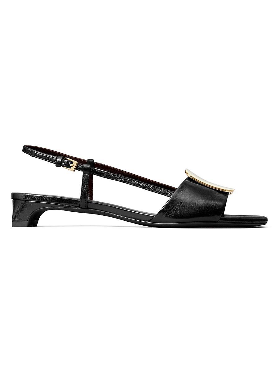 Womens Georgia 25MM Leather Slingback Sandals Product Image