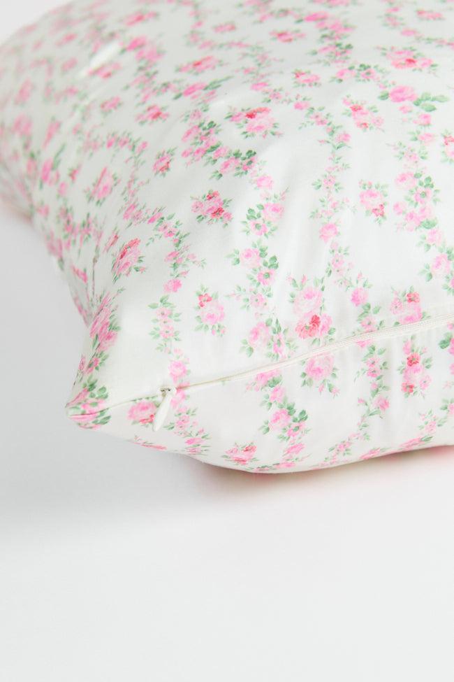 Rest Your Head Pink Floral Pillowcase FINAL SALE Product Image