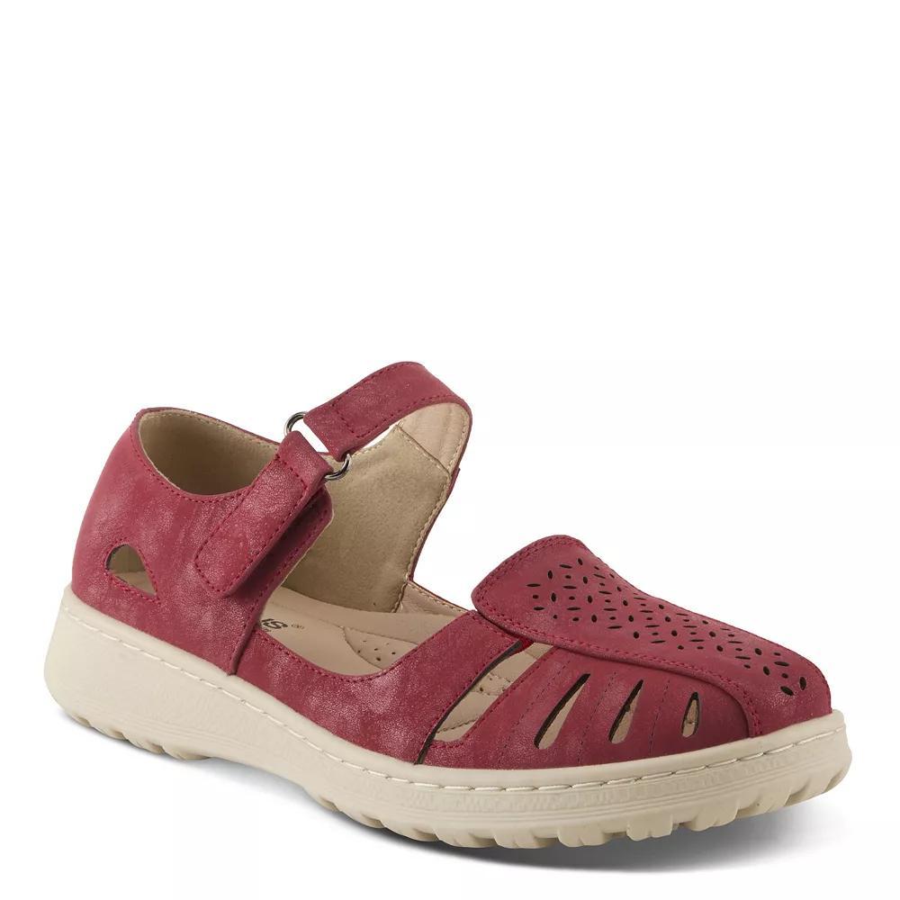 Flexus Otero Women's Mary Jane Sneakers, Size: 42, Red Product Image
