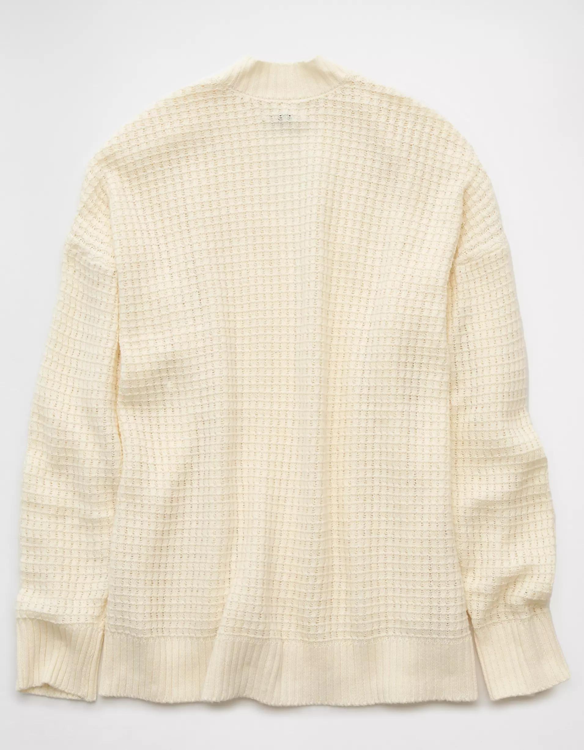 AE Open Knit Cardigan Product Image