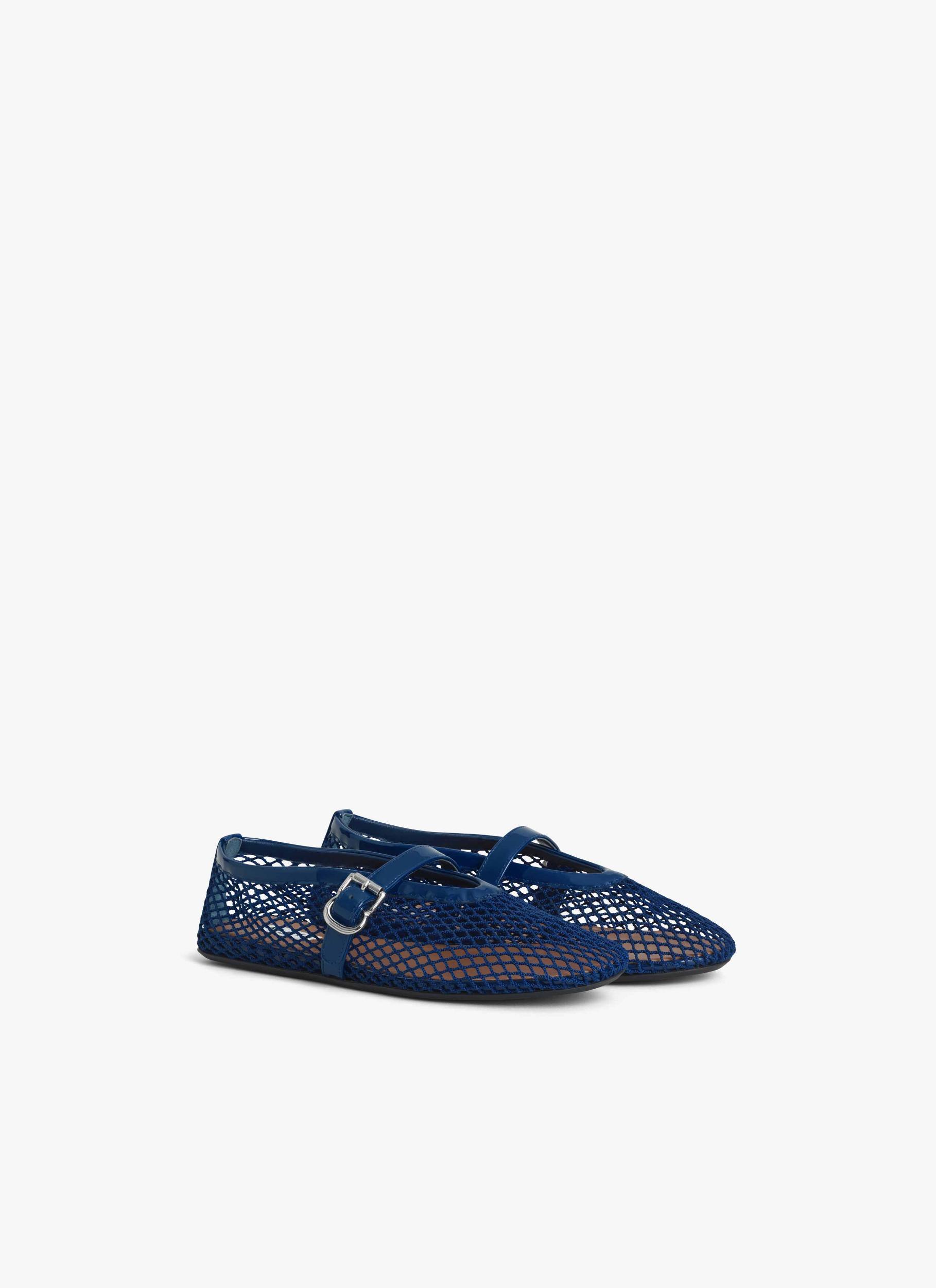 MIDNIGHT BALLET FLATS IN FISHNET Product Image