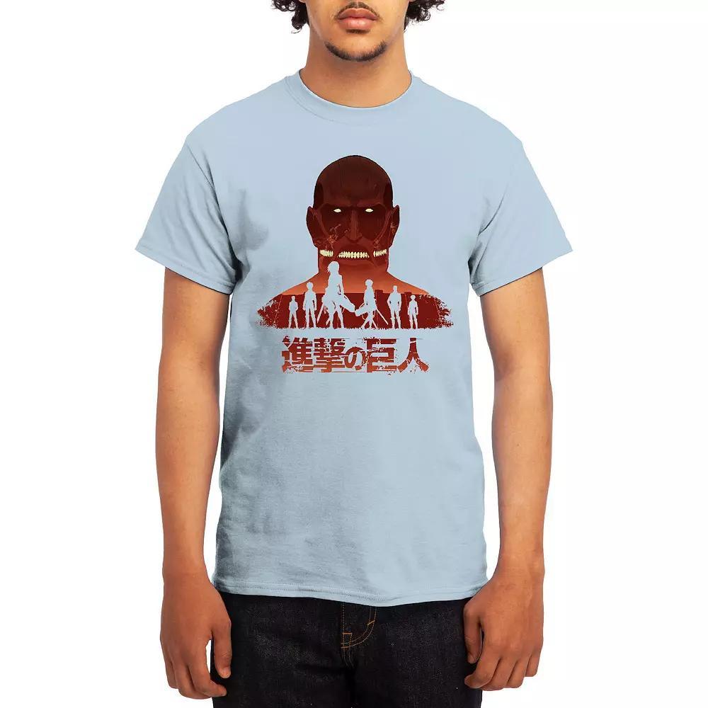 Men's Attack on Titan Distressed Scout Symbol Graphic Tee, Boy's, Size: Medium, Green Product Image