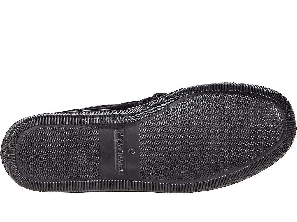 Minnetonka Sheepskin Hardsole Moc Men's Slippers Product Image