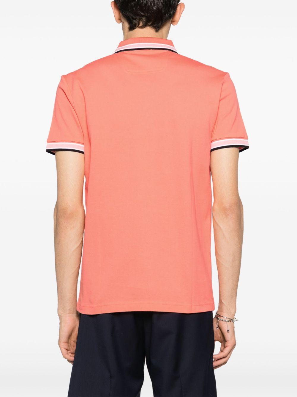 logo-embroidered piqué polo shirt Product Image