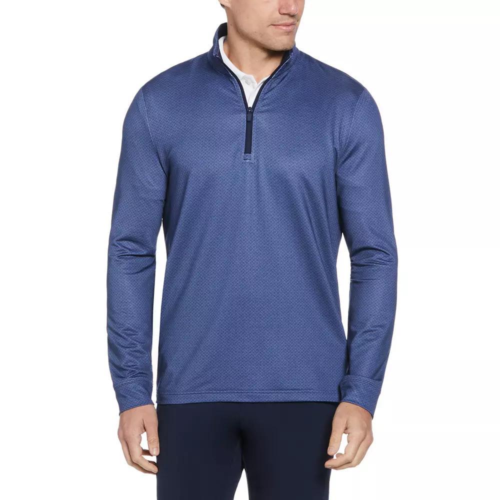 Men's Grand Slam UPF 50 1/4-Zip Golf Layering Piece, Size: Small, Peacoat Product Image