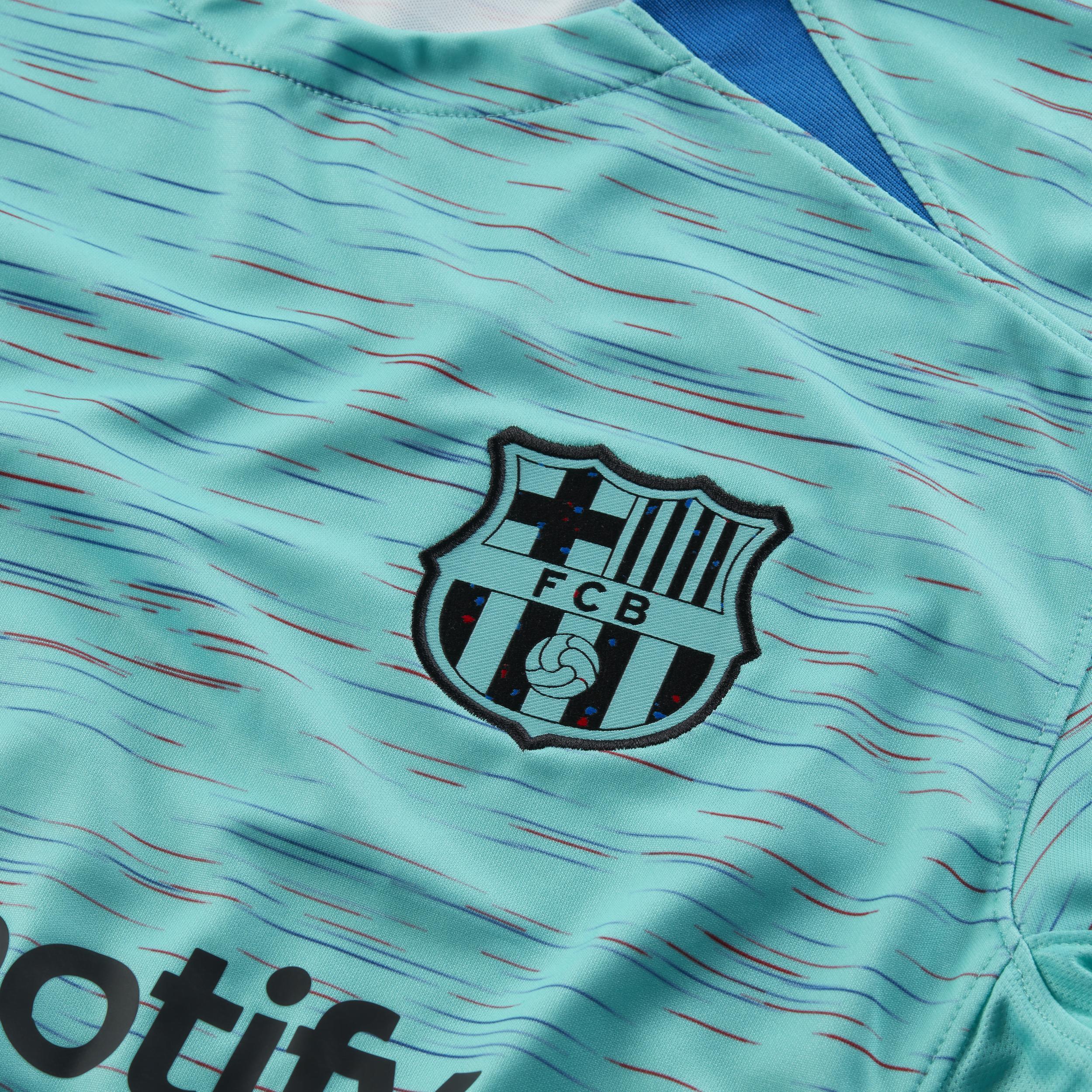 Mens Nike Aqua Barcelona 2023/24 Third Replica Jersey Bar Turquoise A Product Image