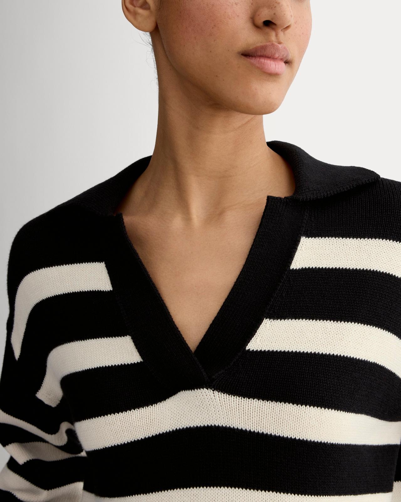 The Boxy Polo in Everyday Cotton Product Image