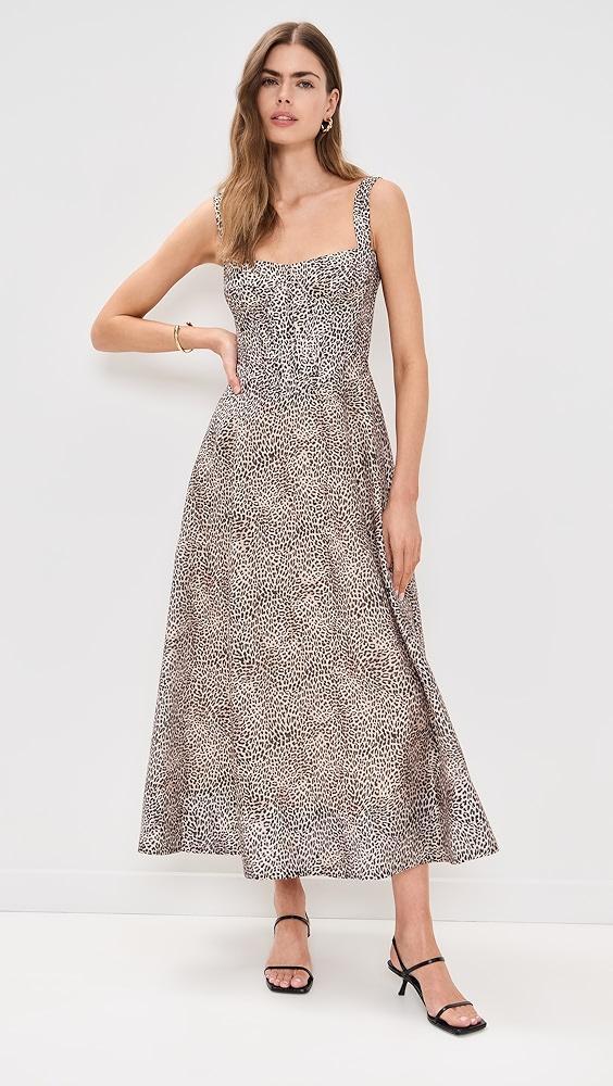 BARDOT Lilah Corset Midi Dress | Shopbop Product Image