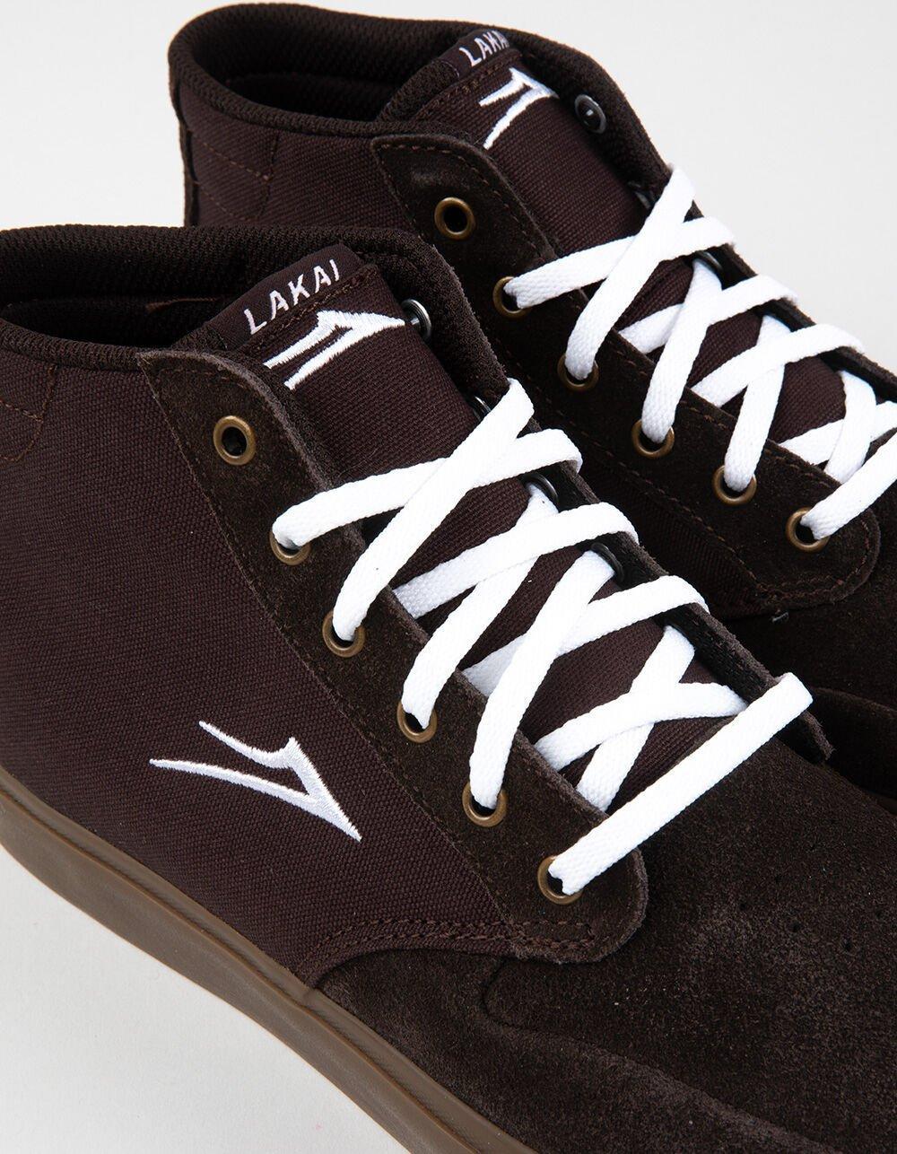 LAKAI Riley 3 High Mens Shoes - CHOCOLATE Product Image