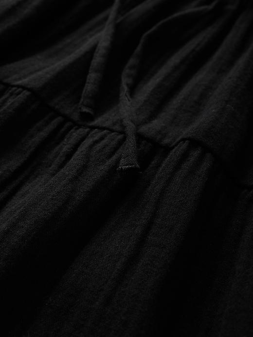 Cotton Gauze Tiered Maxi Skirt Product Image