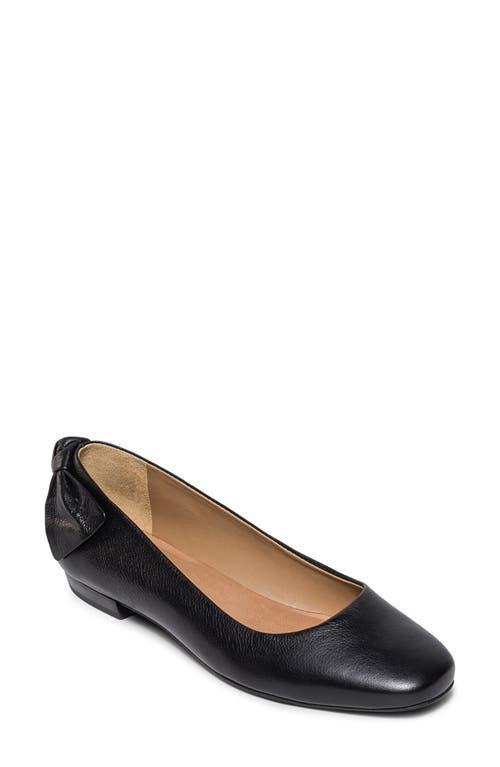 Womens Eloisa Leather Bow Flats Product Image