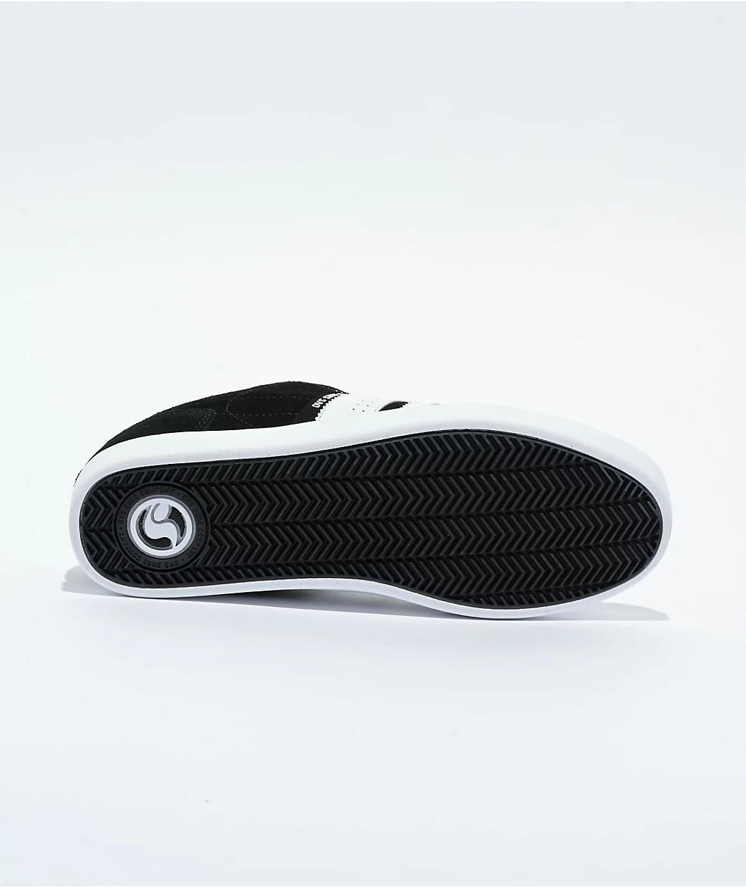 DVS Milan CS Black & White Skate Shoes Product Image