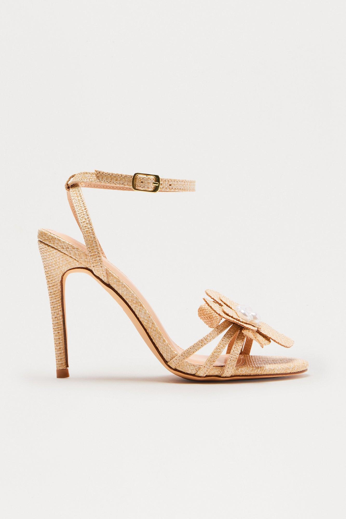 Ambrosia Flower Heels - Natural Female Product Image