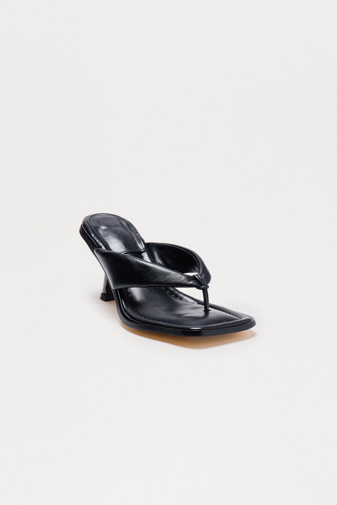 Revive Thong Mules - Black Product Image