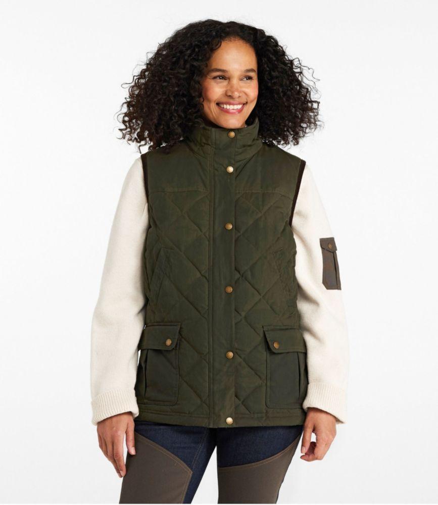 
                            Women's L.L.Bean Upcountry Waxed Cotton Down Vest
                         Product Image