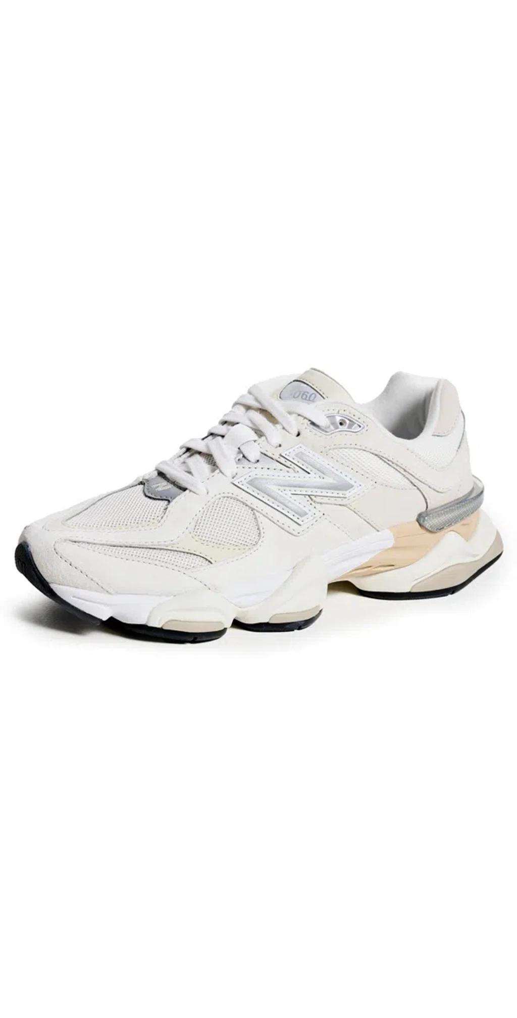 New Balance 9060 Unisex Sneakers White/Beige M 9/ W 10.5 Product Image