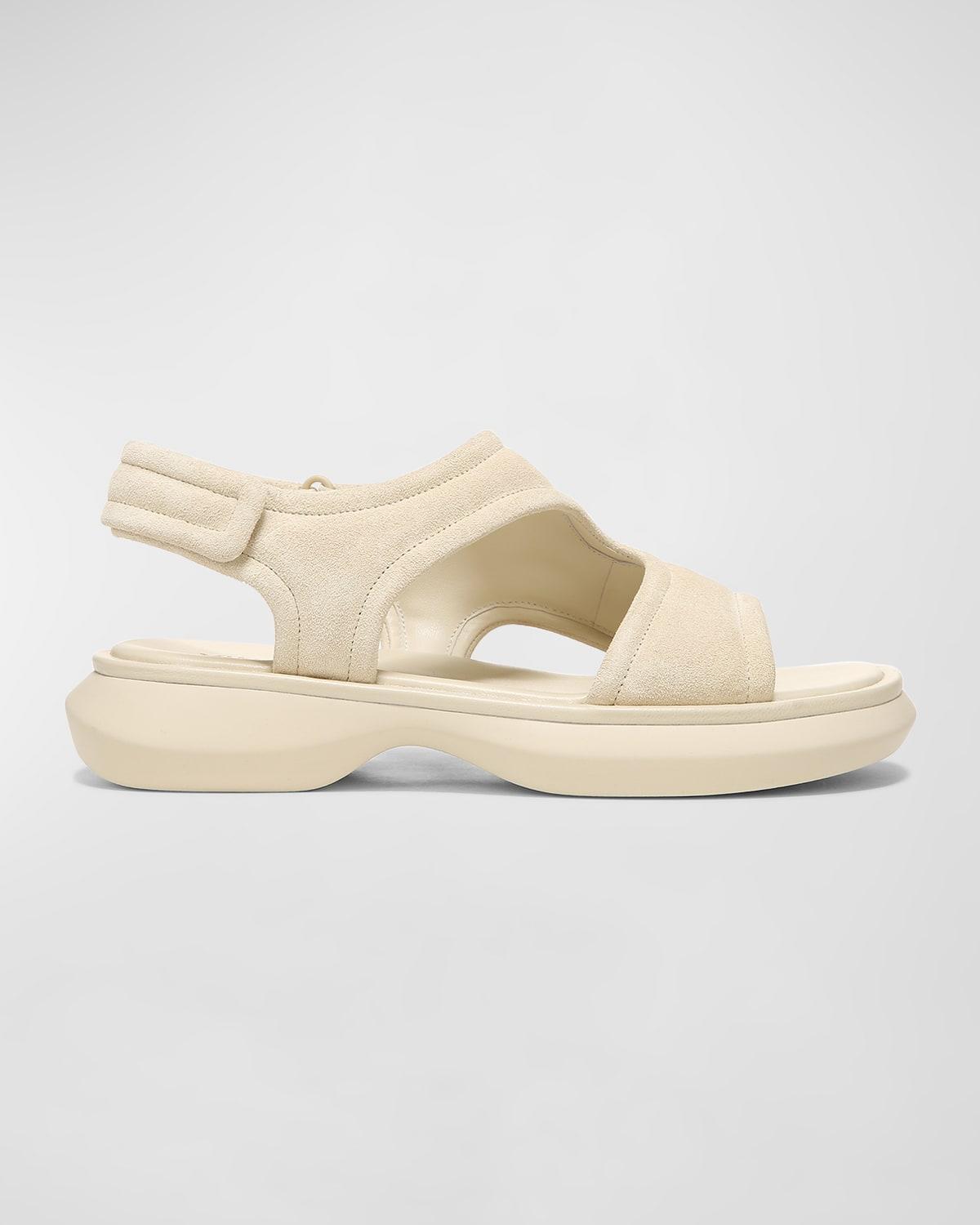 Fresca Suede Sporty Slingback Sandals Product Image